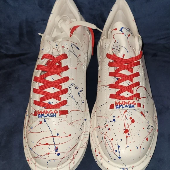 New California Swagg Splash sneakers...Red/Blue size 12 - Picture 8 of 13